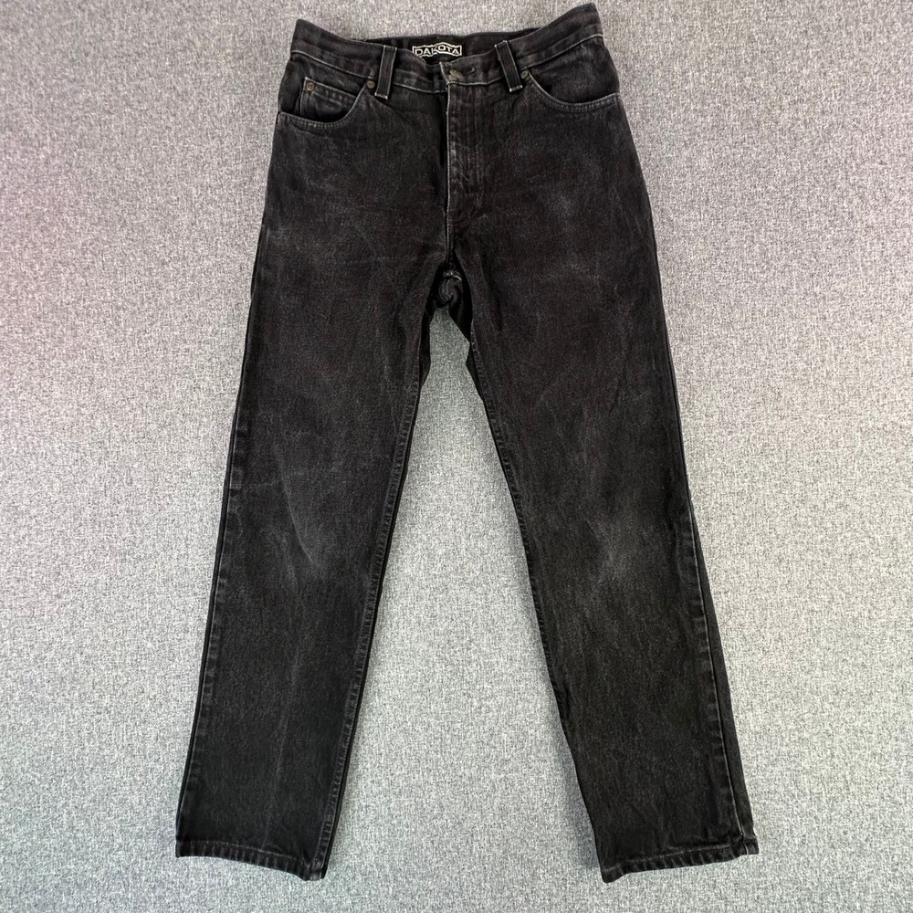 Dakota Jeans Mens 31x30 R8196073X Black Straight Leg Denim Made in Canada
